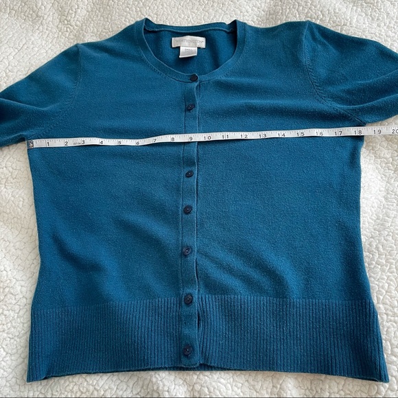 Worthington Blue Button Up Cardigan Size Small - Picture 12 of 12